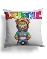 Cotton Drill Pillow (Dual Sided)