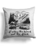 Cotton Drill Pillow (Dual Sided)