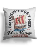 Cotton Drill Pillow (Dual Sided)