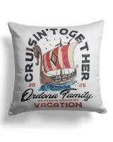 Cotton Drill Pillow (Dual Sided)