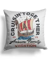 Cotton Drill Pillow (Dual Sided)