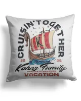 Cotton Drill Pillow (Dual Sided)