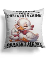 Cotton Drill Pillow (Dual Sided)