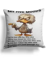 Cotton Drill Pillow (Dual Sided)