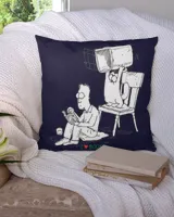 Cotton Drill Pillow (Dual Sided)