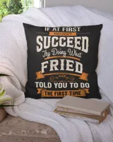 Cotton Drill Pillow (Dual Sided)