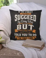 Cotton Drill Pillow (Dual Sided)
