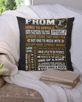 Cotton Drill Pillow (Dual Sided)