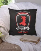 pameng-QUAKERS YARD Cotton Drill Pillow (Dual Sided) black 16x16in