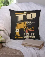 Cotton Drill Pillow (Dual Sided)