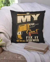 Cotton Drill Pillow (Dual Sided)