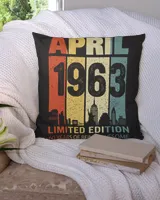 APR 1963 LE Cotton Drill Pillow (Dual Sided) black 16x16in