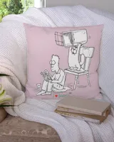 Cotton Drill Pillow (Dual Sided)