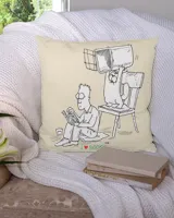 Cotton Drill Pillow (Dual Sided)