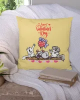 Cotton Drill Pillow (Dual Sided)