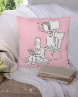 Cotton Drill Pillow (Dual Sided)