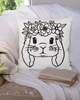 Cotton Drill Pillow (Dual Sided)