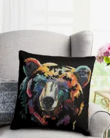 Cotton Drill Pillow (Dual Sided)