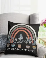 I'd propagate that Cotton Drill Pillow (Dual Sided) black 16x16in