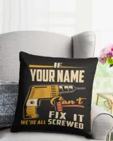 Cotton Drill Pillow (Dual Sided)