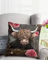 Cotton Drill Pillow (Dual Sided)