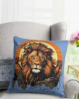 Cotton Drill Pillow (Dual Sided)