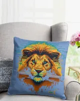 Cotton Drill Pillow (Dual Sided)