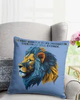 Cotton Drill Pillow (Dual Sided)
