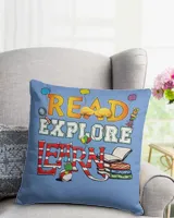 Cotton Drill Pillow (Dual Sided)