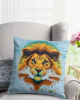 Cotton Drill Pillow (Dual Sided)