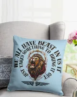Cotton Drill Pillow (Dual Sided)