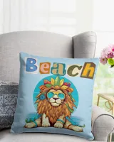 Cotton Drill Pillow (Dual Sided)