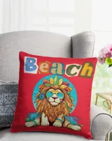 Cotton Drill Pillow (Dual Sided)