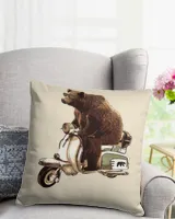 Cotton Drill Pillow (Dual Sided)