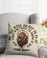 Cotton Drill Pillow (Dual Sided)