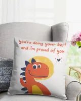 Cotton Drill Pillow (Dual Sided)