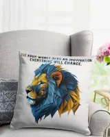 Cotton Drill Pillow (Dual Sided)