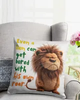 Cotton Drill Pillow (Dual Sided)