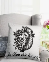 Cotton Drill Pillow (Dual Sided)
