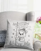 Cotton Drill Pillow (Dual Sided)