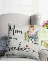 Cotton Drill Pillow (Dual Sided)