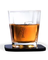 Decanter Set Full - 4 Glasses + 4 Coasters