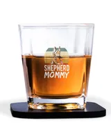 Decanter Set Full - 4 Glasses + 4 Coasters