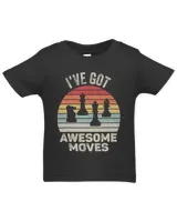 Vintage Retro Ive Got Awesome Moves Chess Player