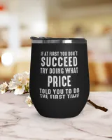 USL-39-Price Wine Tumbler (12 oz) black 12oz