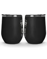 USL-94-Costello Wine Tumbler (12 oz) black 12oz