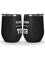 USL-25-Turner Wine Tumbler (12 oz) black 12oz