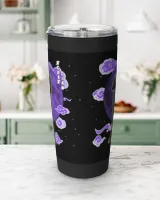 Overlord Anime Tumbler – Custom Travel Cup for Sebas Tian Fans Viking Tumbler (20oz) black 20oz
