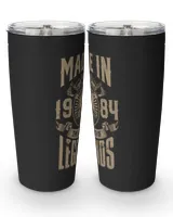 Made In 1984 The Birth Of Legends USA47 Viking Tumbler (20oz) black 20oz