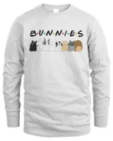 Bunny Friends Men's Long Sleeved T-Shirt white s